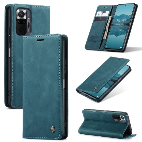 Xiaomi Redmi Note 10 Pro / Note 10 Pro Max Me 013 Multifunctional Horizontal Carte Piele (Blue)