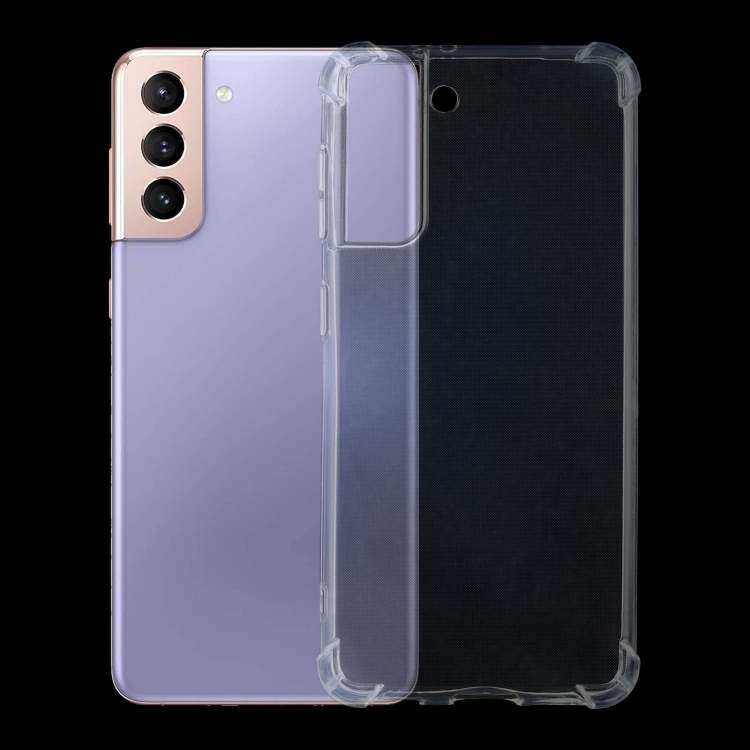 Husa p/u Samsung Galaxy S21+ 5G Four-Corner Shockproof Ultra-thin (Transparent)