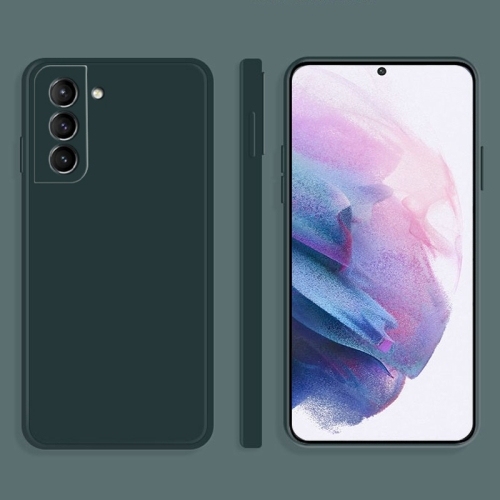 Husa Extra SAMSUNG S21+ 5G Solid Color Imitation Liquid Silicone (Dark Green)