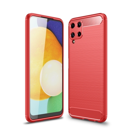 Husa Extra Samsung Galaxy A22 4G Carbon Fiber (Red)
