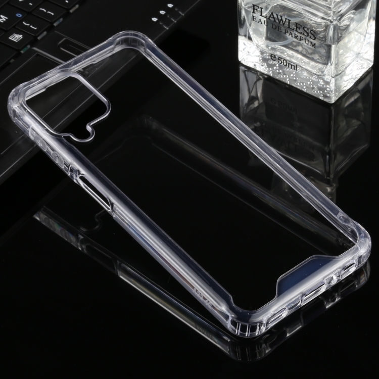 Samsung Galaxy A22 4G Four-corner Shockproof Transparent TPU + PC Husa