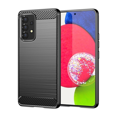 Husa Extra Samsung A53 5G Brushed Texture Carbon Fiber Phone (Black)