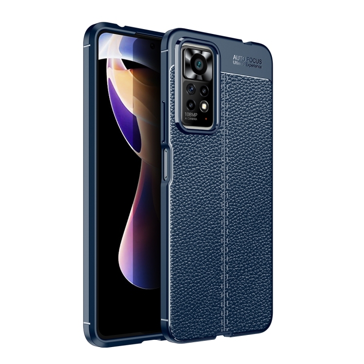 Xiaomi Redmi Note 11 Pro 4G / 5G / Note 12 PRO 4G Global Global Litchi TPU Husa (Blue)
