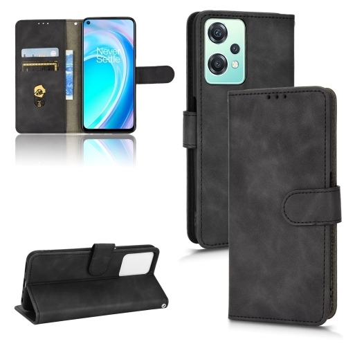 OnePlus Nord CE 2 Lite 5G Skin Feel Magnetic Carte Piele Phone Husa (Black)