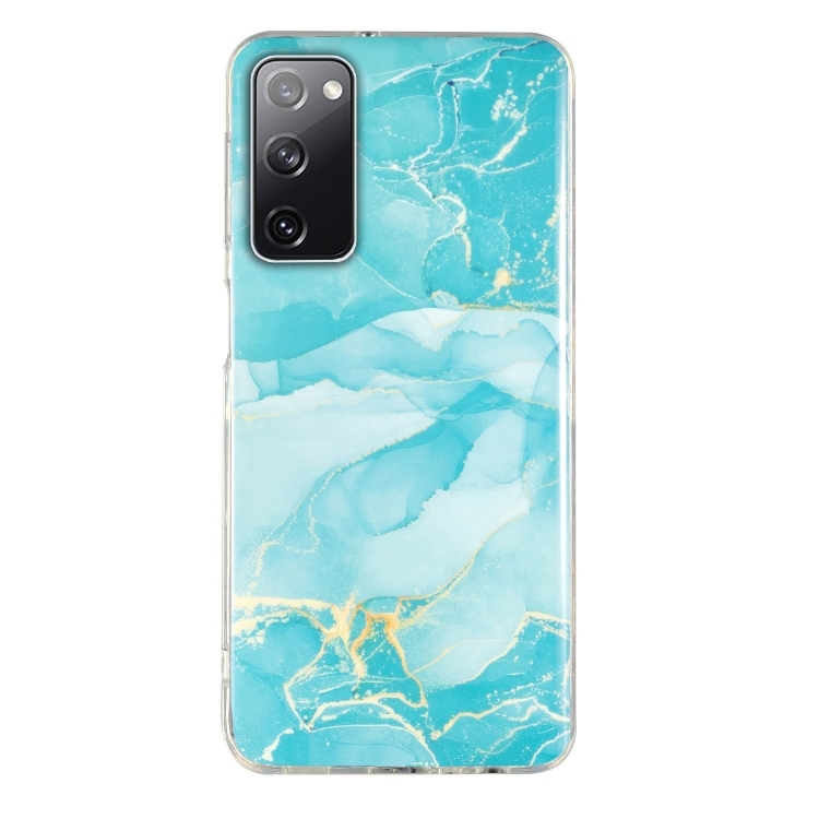 Husa p/u Samsung S20 FE 5G IMD Marble Pattern (Green)