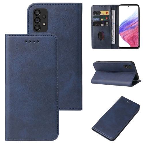 Samsung A53 5G Magnetic Closure Piele Husa (Blue)