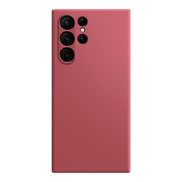 Husa p/u Samsung S23 Ultra 5G Imitation Liquid Silicone (Red)