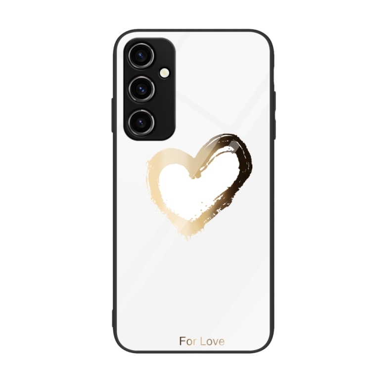 Husa p/u Samsung A54 5G Colorful Painted Glass (Golden Love)