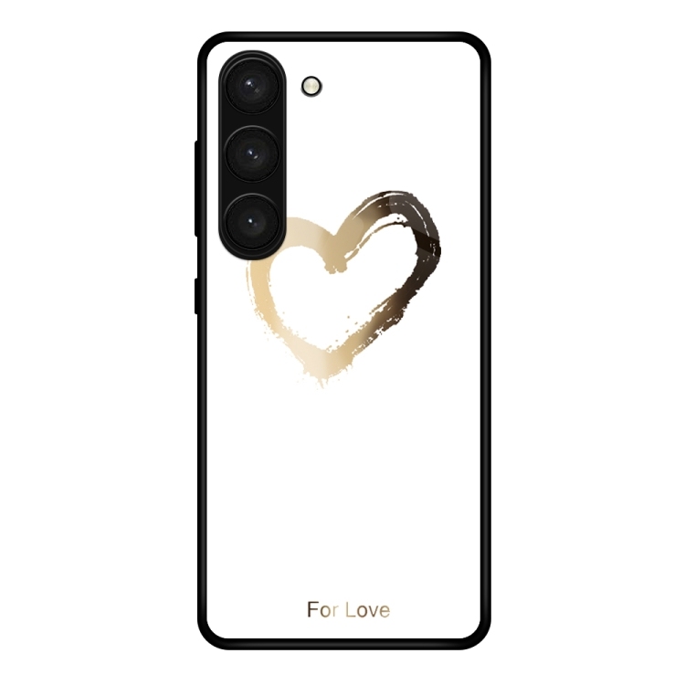 Husa p/u Samsung S23+ 5G Colorful Painted Glass (Golden Love)