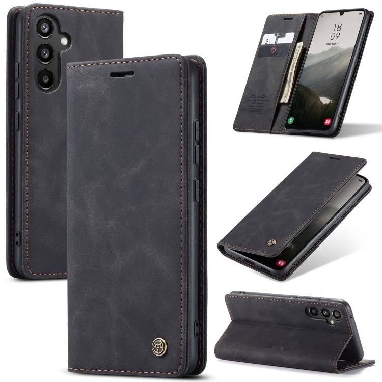 Husa p/u Samsung A34 5G Me 013 Multifunctional Horizontal Carte Piele (Black)
