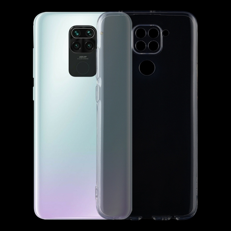 Husa p/u Xiaomi Redmi Note 9 0.75mm Ultra-thin Transparent Soft Protective