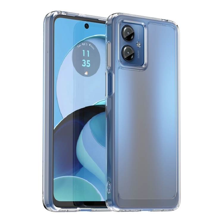 Motorola Moto G14 Candy Series TPU Phone Husa (Transparent)