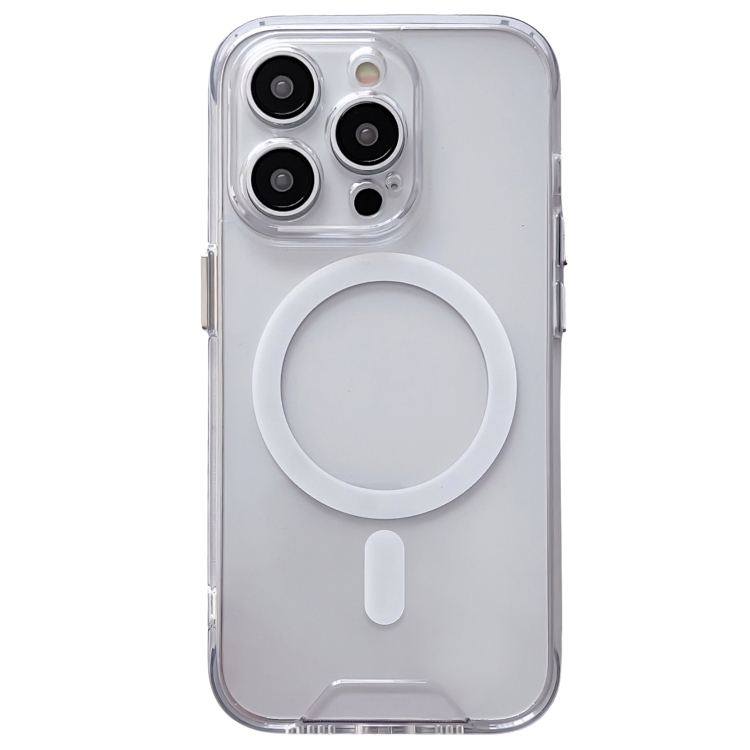 iPhone 12 Pro Max Space MagSafe Acrylic Hybrid TPU Phone Husa (Transparent)