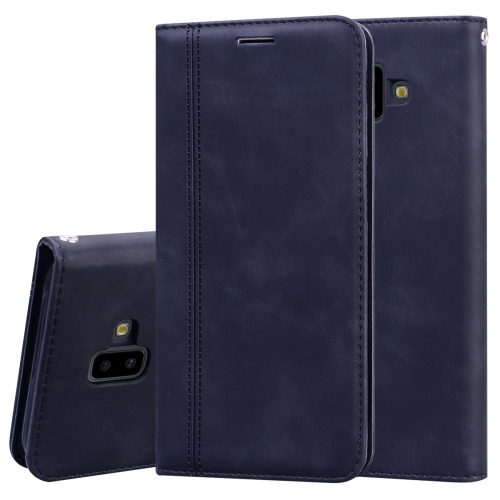 Samsung Galaxy J6 Plus (2018) Frosted Horizontal Carte Piele (Black)