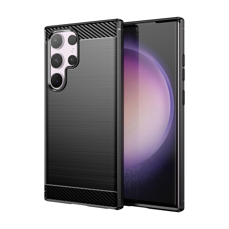 Samsung S24 Ultra Brushed Carbon TPU (Black)