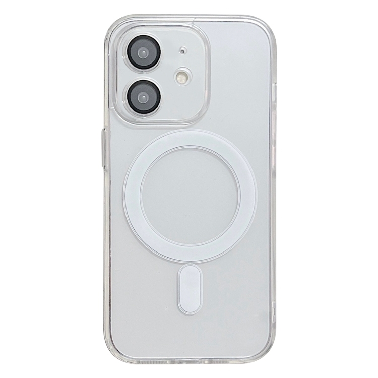 Husa p/u iPhone 11 Acrylic MagSafe Magnetic Lens Film Protection Phone Case ( Transparent)