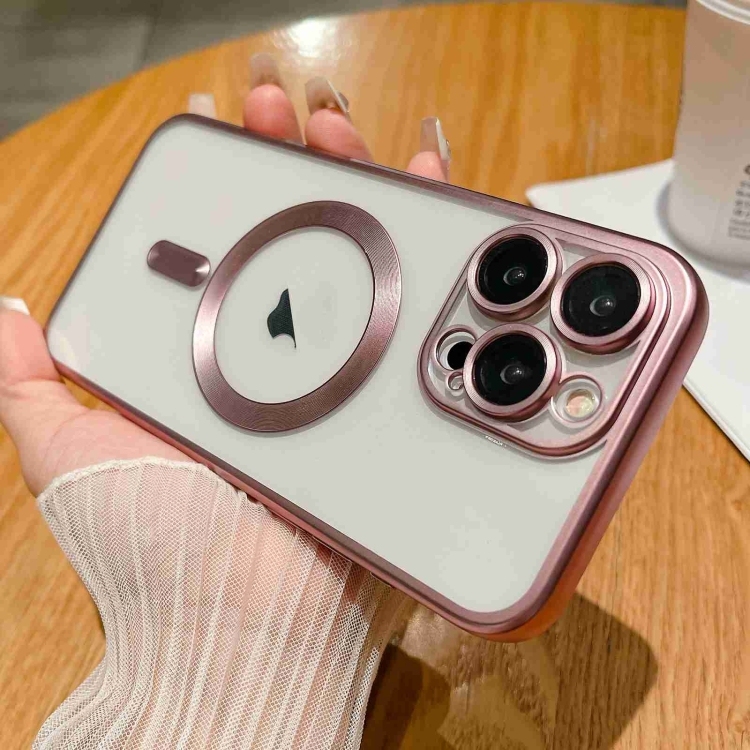 iPhone 14 Pro MagSafe Magnetic Frosted Husa (Pink)