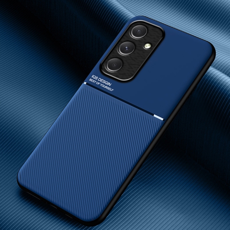 Samsung Galaxy A25 5G Classic Tilt Strip Grain Magnetic Shockproof PC + TPU Phone husa(Blue)