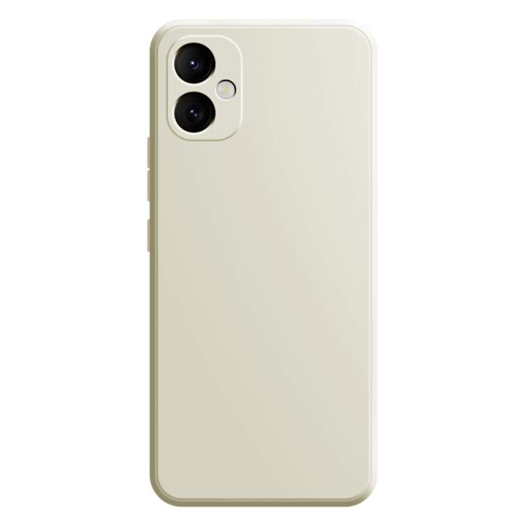 Samsung Galaxy A05 Imitation Liquid Silicone Phone Husa(White)