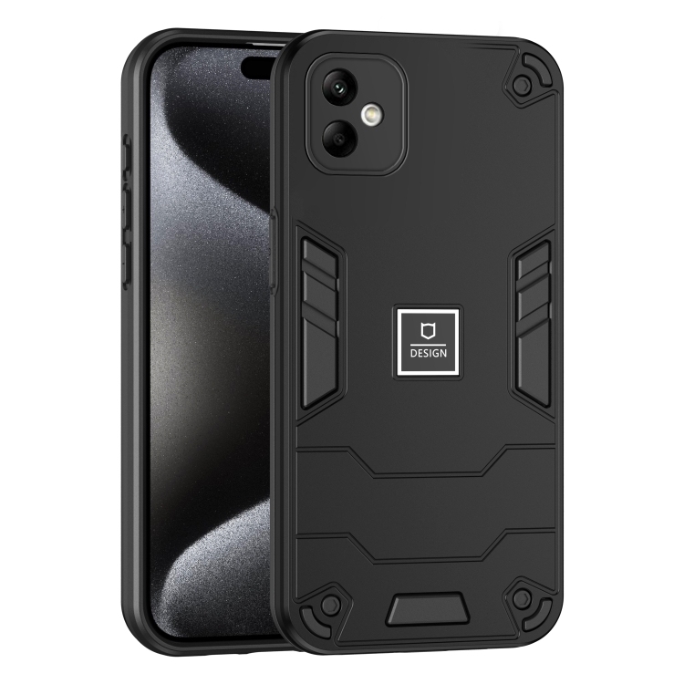 Samsung A05 2 in 1 Shockproof Husa (Black)