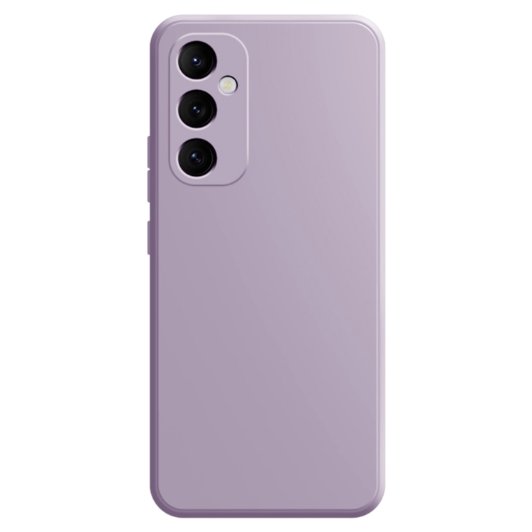 Samsung Galaxy A55 Imitation Liquid Silicone Phone husa(Light Purple)