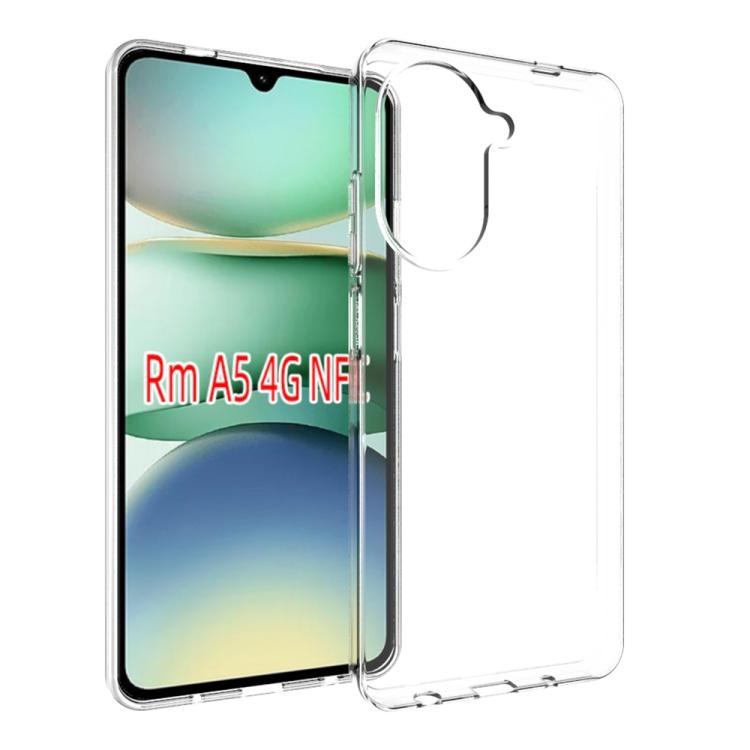 Redmi A5 4G 173.3mm Waterproof Texture TPU Phone Husa (Transparent)