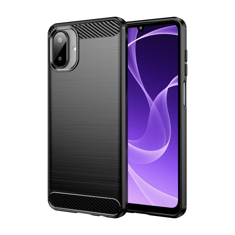 Samsung A07 Brushed Carbon TPU (Black)