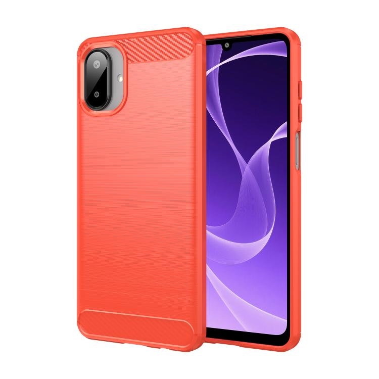 Samsung A07 4G Brushed Carbon TPU (Red)
