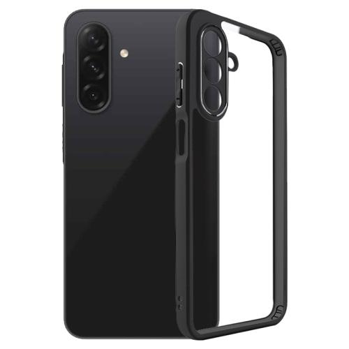 Samsung A26 5G Frosted TPU + Transparent PC Husa (Black)