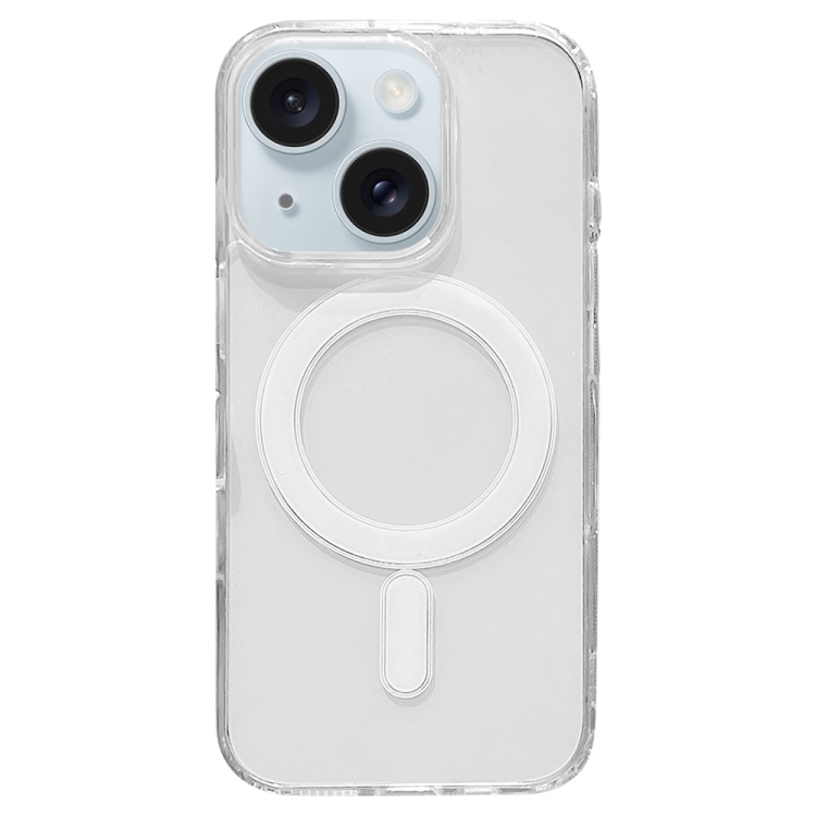 iPhone 15 Clear Acrylic TPU MagSafe Phone Case, Pop-up Animation Version (Transparent)