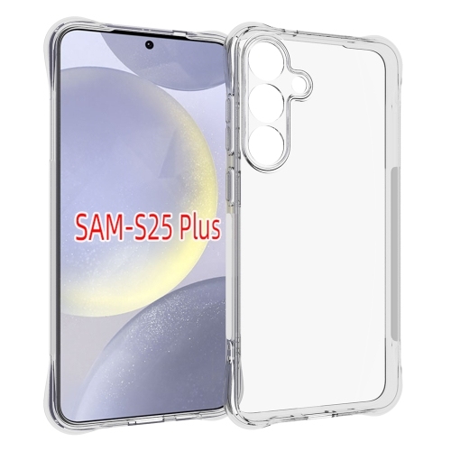 Samsung Galaxy S25+ 5G Shockproof Non-slip Thickening TPU Phone Husa (Transparent)