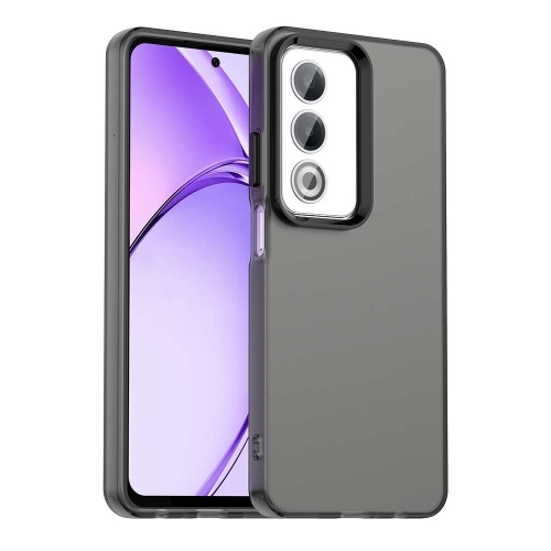OPPO A80 5G Candy PC Hybrid TPU Shockproof Phone Husa (Black)