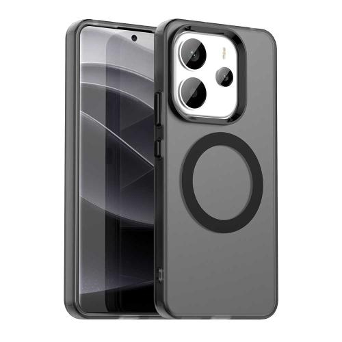 Xiaomi Redmi Note 14 4G 163.25mm Candy Magsafe PC Hybrid TPU Husa (Black)