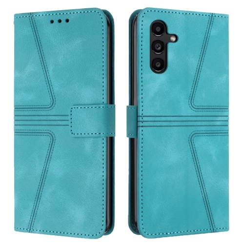 Samsung Galaxy A16 5G / 4G Triangle Solid Color Piele Phone Husa (Green)