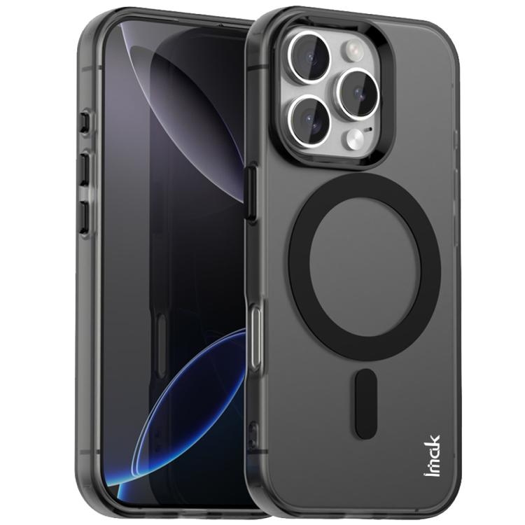 iPhone 16 Pro Max IMAK Candy Series Shockproof MagSafe Phone Husa(Black)