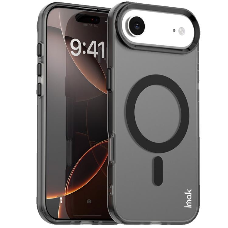 iPhone 17 Air IMAK Candy Series Shockproof MagSafe Phone Husa (Black)