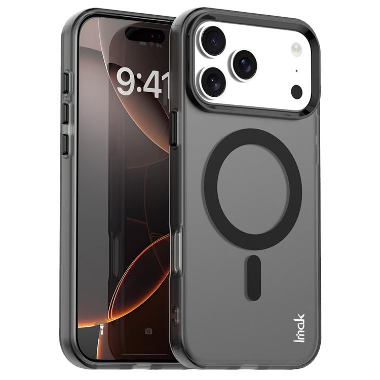iPhone 17 Pro IMAK Candy Series Shockproof MagSafe Phone Husa (Black)