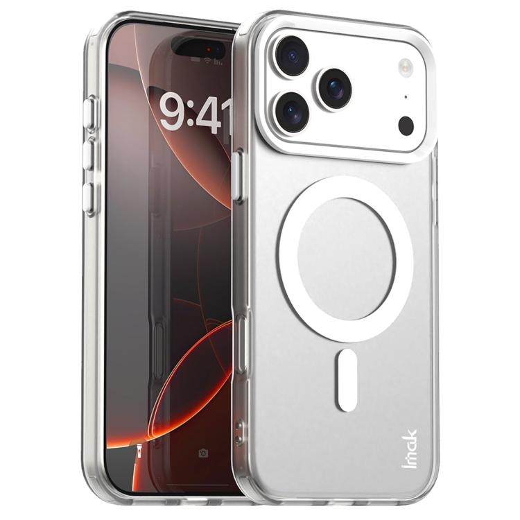 iPhone 17 Pro IMAK Candy Series Shockproof MagSafe Phone Husa (White)