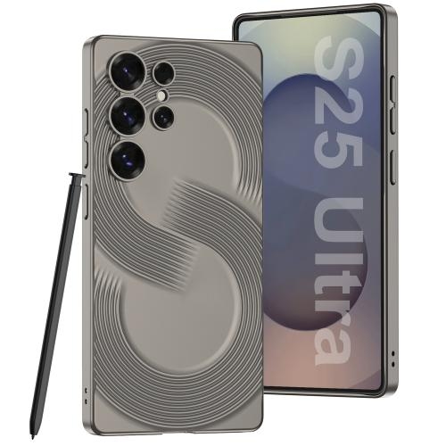Samsung S25 Ultra 5G GKK Big S Ultra-thin Husa, Without Pen (Titanium Gray)