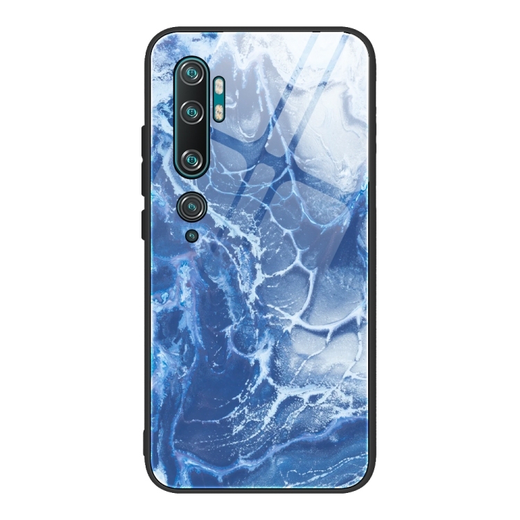 Husa p/u Xiaomi Mi Note 10 Marble Pattern Glass Protective (DL03)