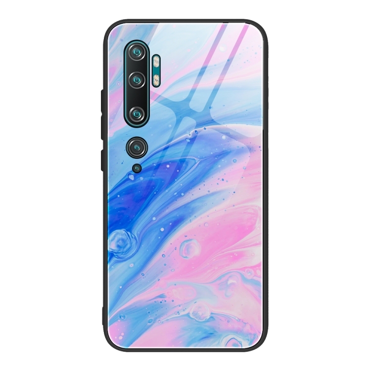 Husa p/u Xiaomi Mi Note 10 Marble Pattern Glass Protective (DL05)
