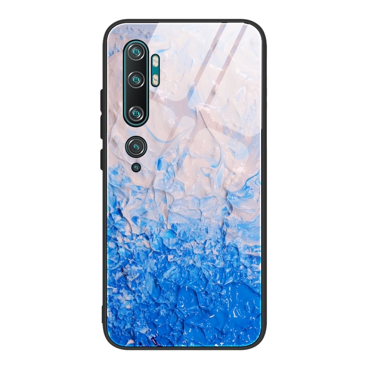 Husa p/u Xiaomi Mi Note 10 Marble Pattern Glass Protective (DL07)