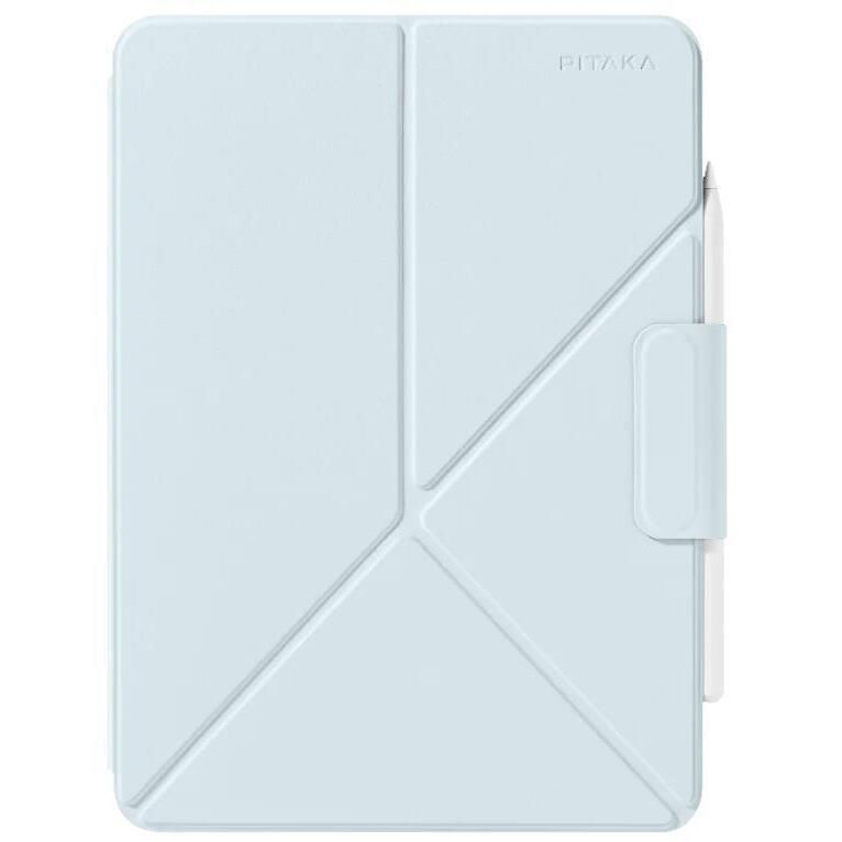PITAKA Folio 2 for 2024 iPad Pro-M4 for iPad Pro 11''(2024) Light Blue