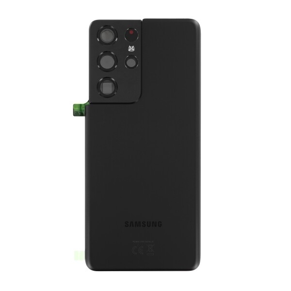 BATTERY COVER SAMSUNG S21 ULTRA / G998 (Black) SERVICE PACK