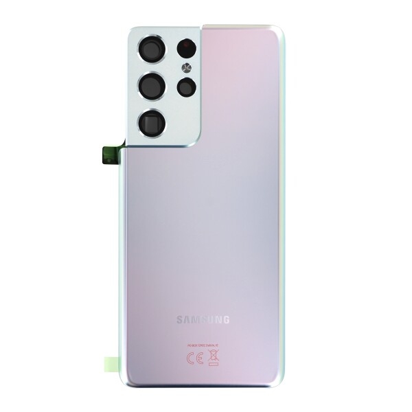 BATTERY COVER SAMSUNG S21 ULTRA / G998 (Silver) SERVICE PACK