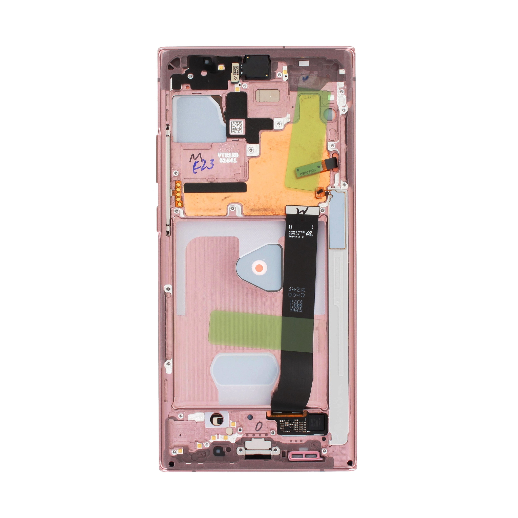 LCD SAMSUNG NOTE 20 ULTRA / N985 / N986 BRONZE WITH FRAME ORIGINAL (SERVICE PACK)