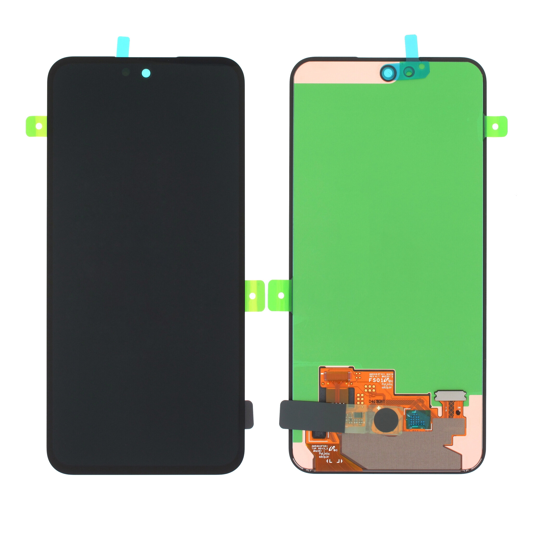 LCD SAMSUNG A35 (5G) / A356 / M35 / M356 BLACK N/F ORIGINAL (SERVICE PACK)