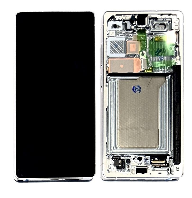 LCD SAMSUNG S25 ULTRA / S938 SILVER WITH FRAME ORIGINAL (SERVICE PACK)