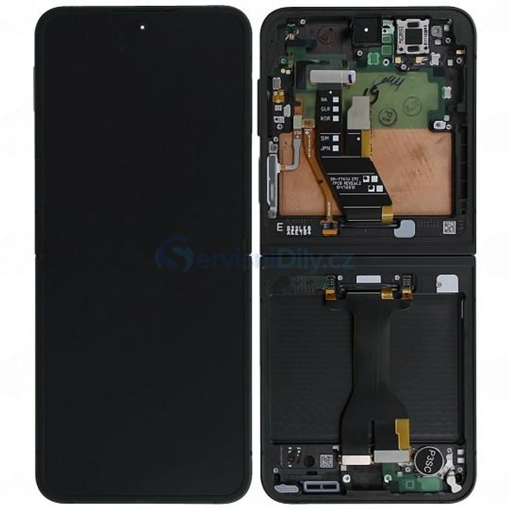 LCD SAMSUNG Z FLIP 7 / F766 BLACK (INNER) ORIGINAL (SERVICE PACK)