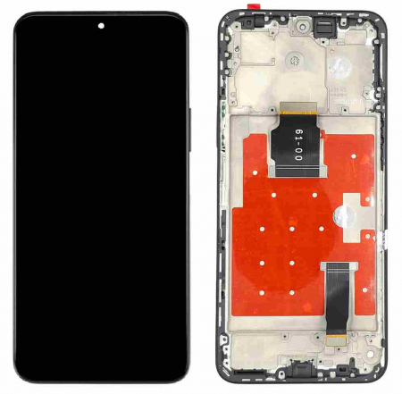 LCD HUAWEI HONOR 90 LITE (5G) / X8A (4G) (2023) BLACK WITH FRAME Original (Service packing)